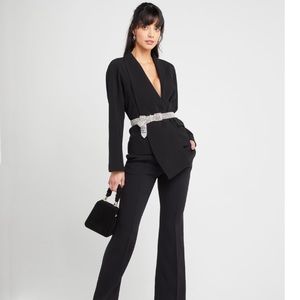 Asymmetric Wrapped Blazer